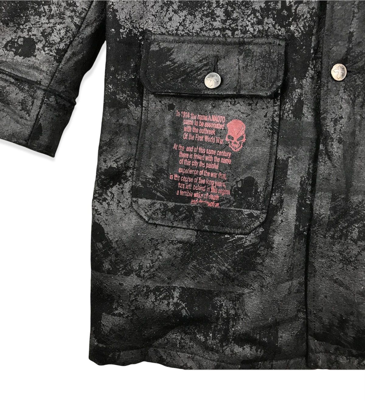 Japanese Brand ❗️RARE❗️Anarchy Mad Punk Long Jacket Size US M / EU 48-50 / 2 - 5 Thumbnail