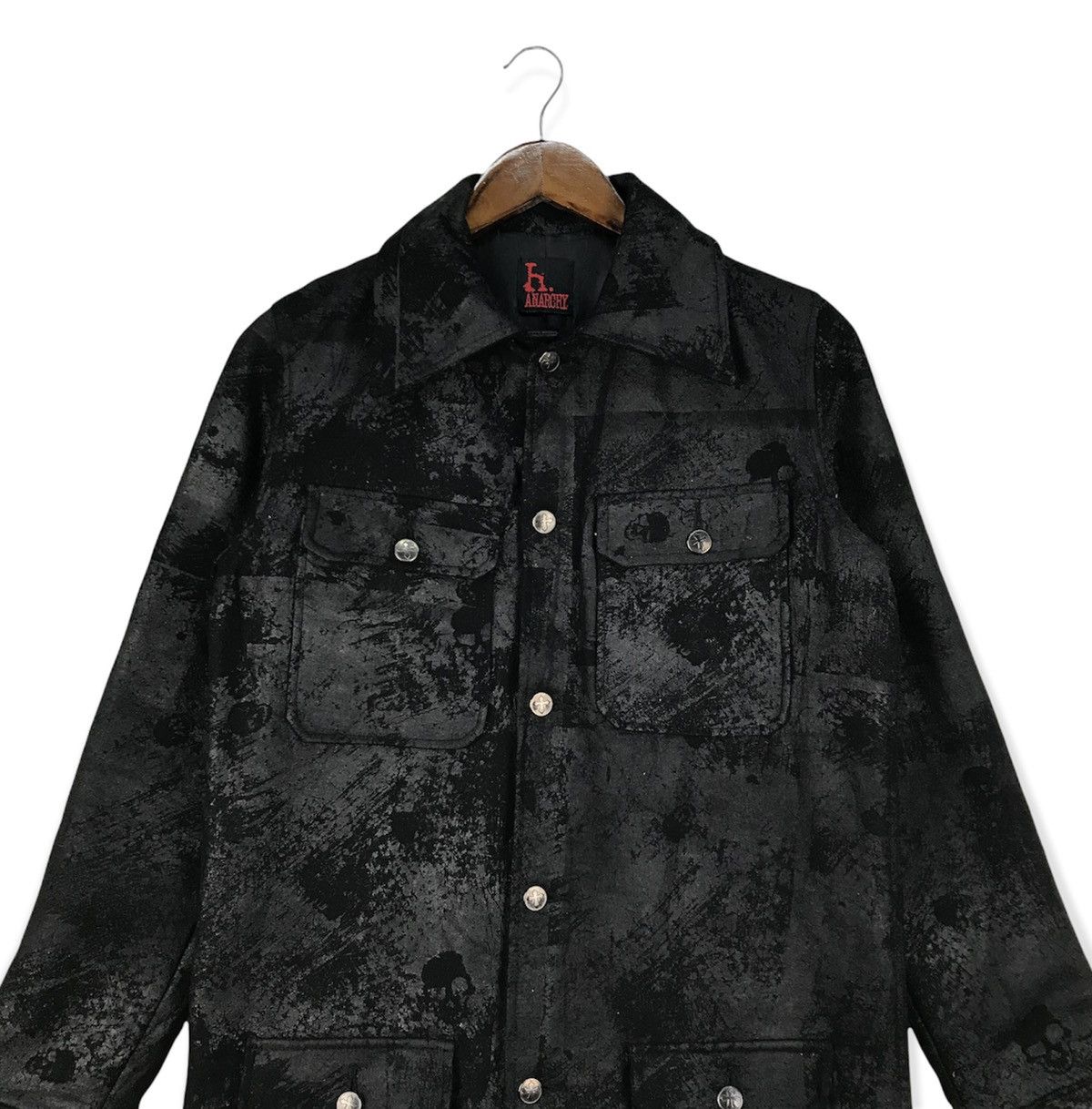 Japanese Brand ❗️RARE❗️Anarchy Mad Punk Long Jacket Size US M / EU 48-50 / 2 - 3 Thumbnail