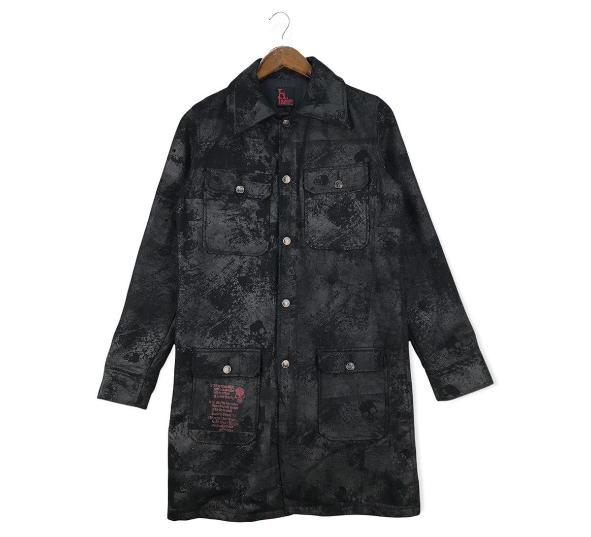 Japanese Brand ❗️RARE❗️Anarchy Mad Punk Long Jacket Size US M / EU 48-50 / 2 - 1 Thumbnail