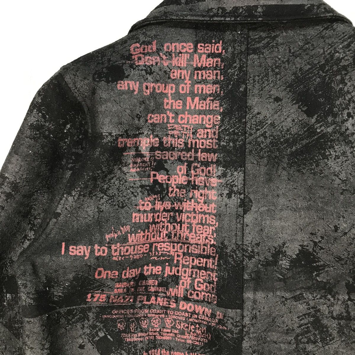 Japanese Brand ❗️RARE❗️Anarchy Mad Punk Long Jacket Size US M / EU 48-50 / 2 - 11 Thumbnail