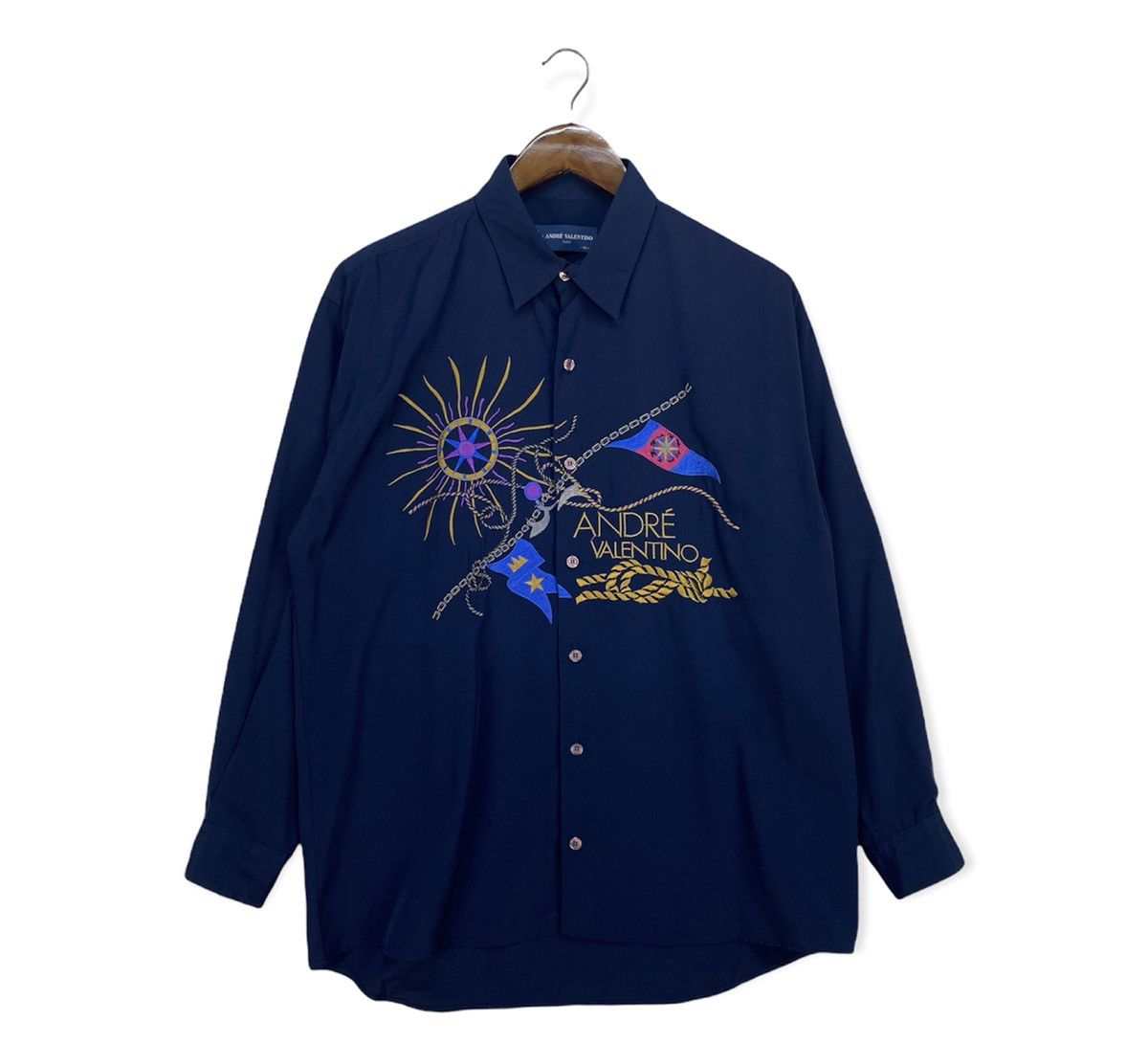 MR & MRS ITALY Vintage Andre Valentino Button Ups Shirt Size US M / EU 48-50 / 2 - 1 Thumbnail