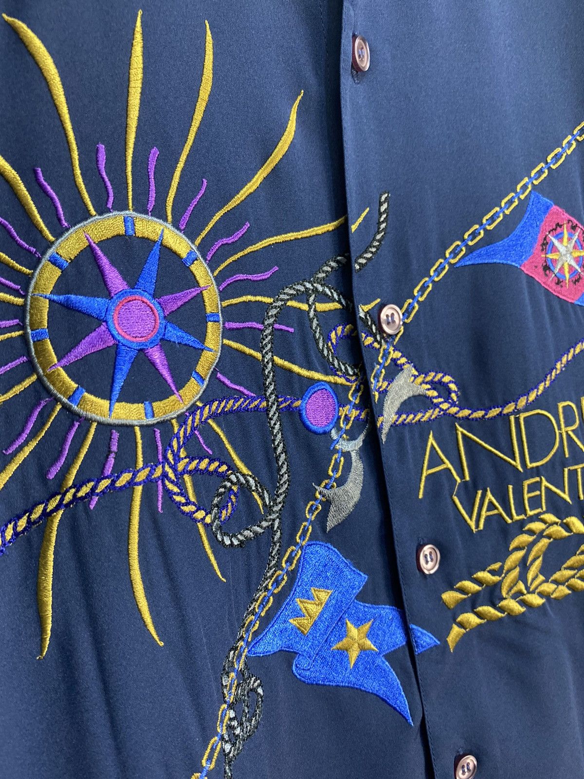 MR & MRS ITALY Vintage Andre Valentino Button Ups Shirt Size US M / EU 48-50 / 2 - 6 Thumbnail