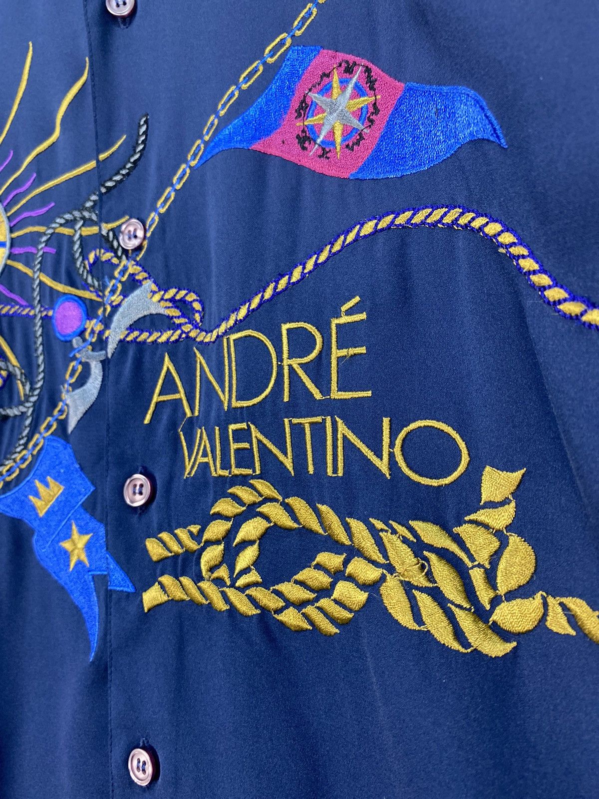MR & MRS ITALY Vintage Andre Valentino Button Ups Shirt Size US M / EU 48-50 / 2 - 5 Thumbnail