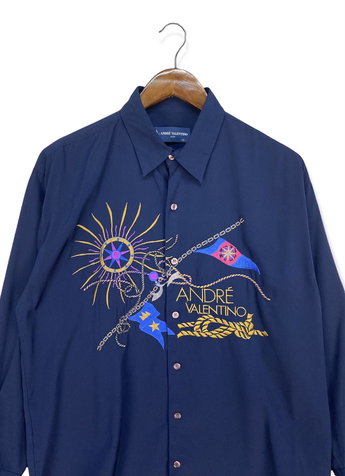 MR & MRS ITALY Vintage Andre Valentino Button Ups Shirt Size US M / EU 48-50 / 2 - 2 Thumbnail