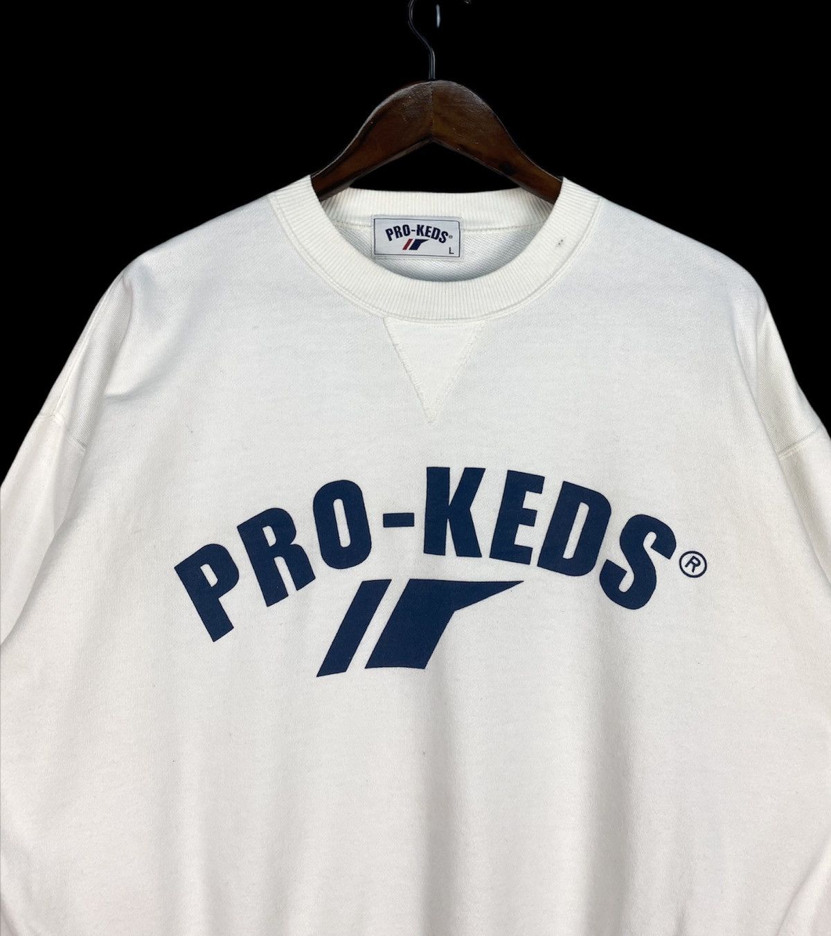Pro-Keds Vintage Pro Keds Spellout Logo Sweatshirt Size US L / EU 52-54 / 3 - 2 Thumbnail