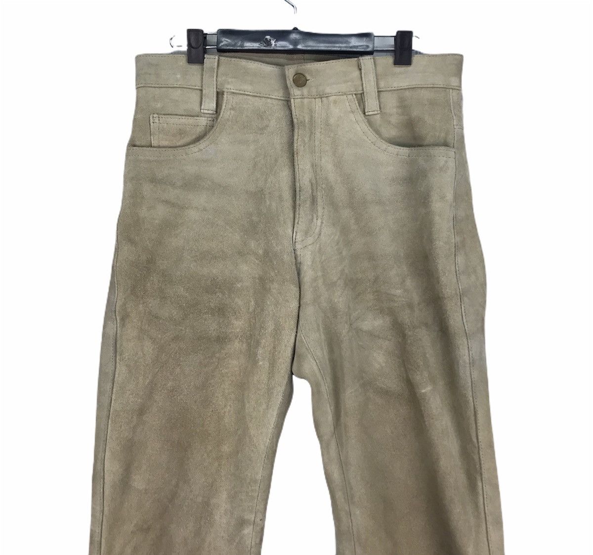 Genuine Leather Vintage Ballow Cow Leather Pants Size US 30 / EU 46 - 2 Thumbnail