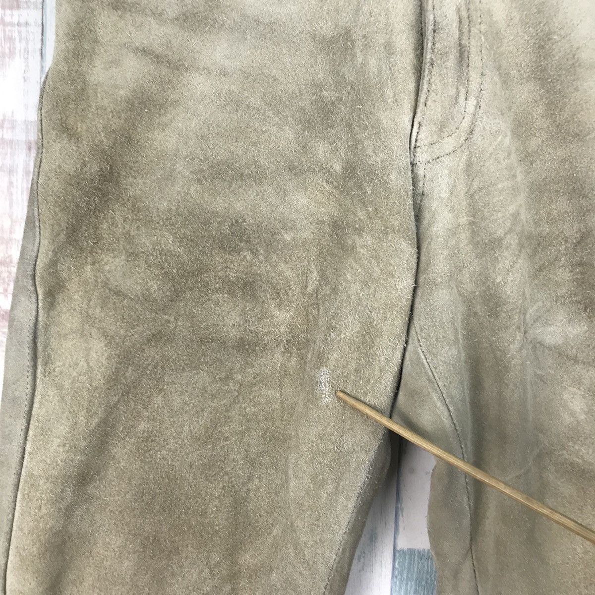 Genuine Leather Vintage Ballow Cow Leather Pants Size US 30 / EU 46 - 4 Thumbnail
