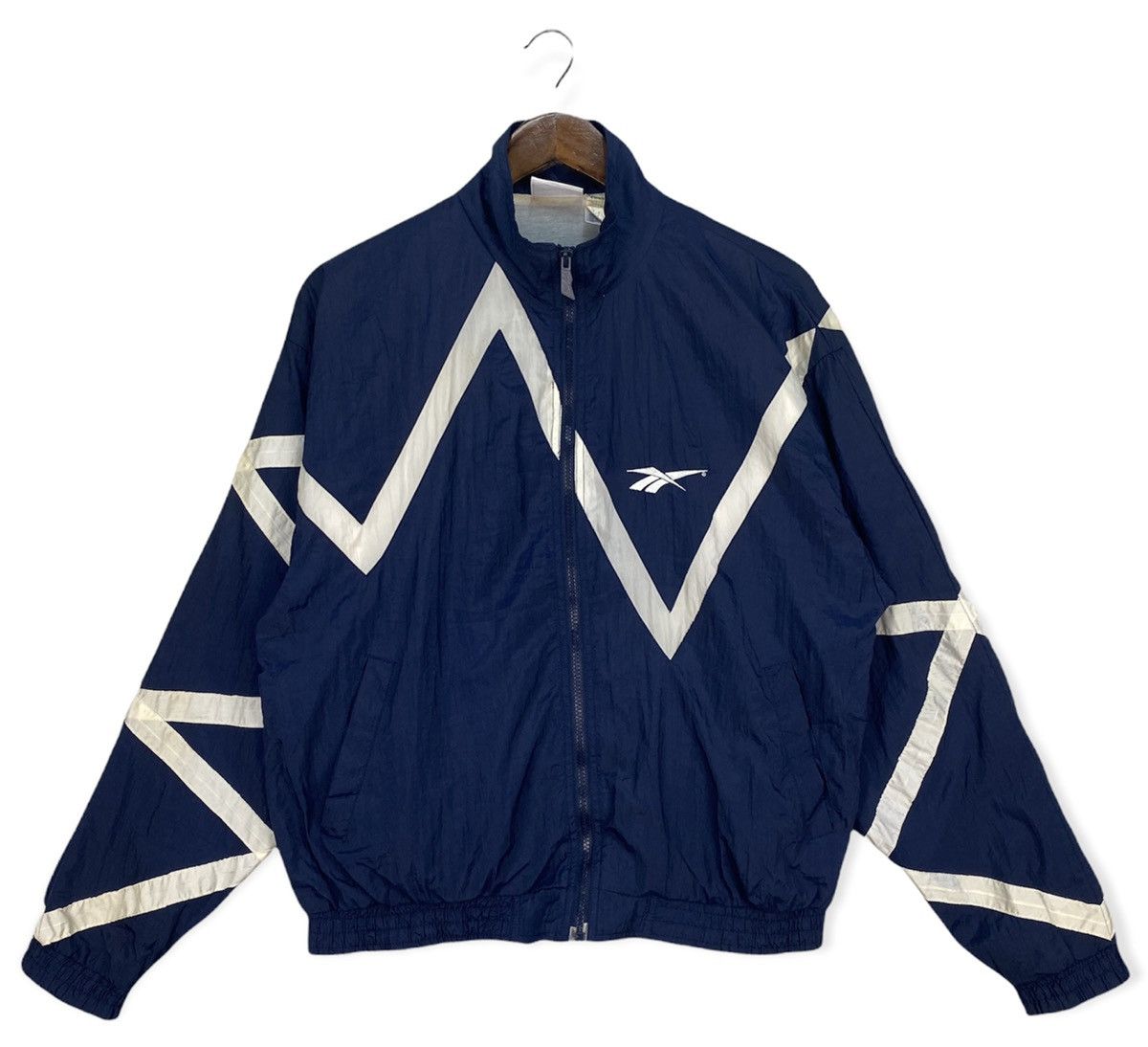 Reebok Vintage 90s Reebok Windbreaker Jacket Size US S / EU 44-46 / 1 - 1 Thumbnail