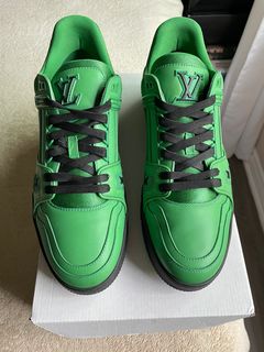 lv green trainers