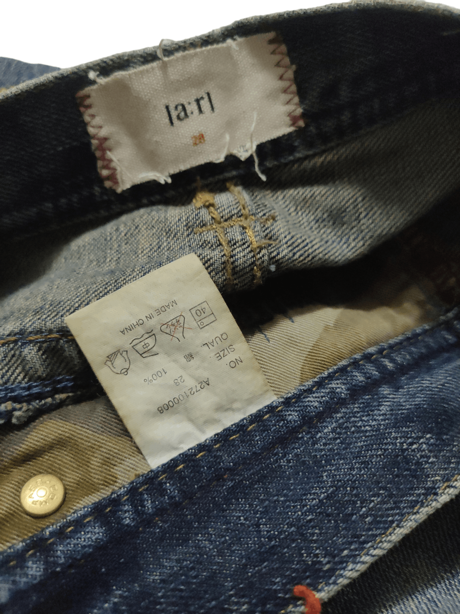 Japanese Brand Denime Jeans 'ar' Patchwork Inspired UNDERCOVER Design Size US 30 / EU 46 - 10 Thumbnail