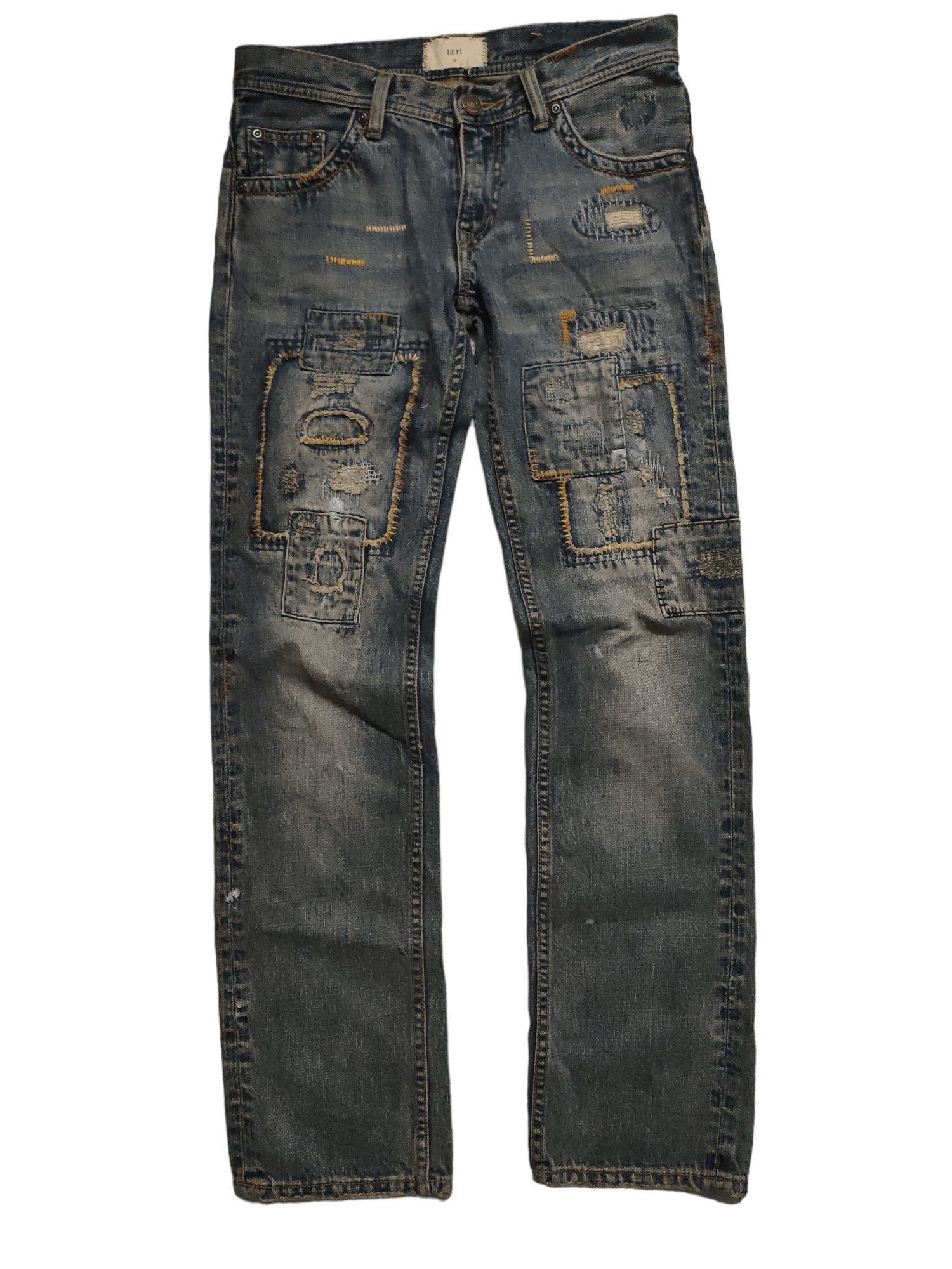 Japanese Brand Denime Jeans 'ar' Patchwork Inspired UNDERCOVER Design Size US 30 / EU 46 - 1 Thumbnail