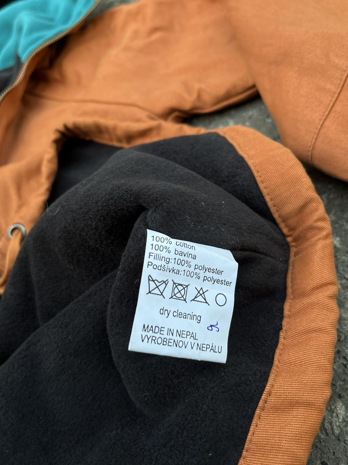 Vintage Vintage Asymmetrical Orange Zip Hoodie Jacket Deconstructed Size M / US 6-8 / IT 42-44 - 10 Thumbnail