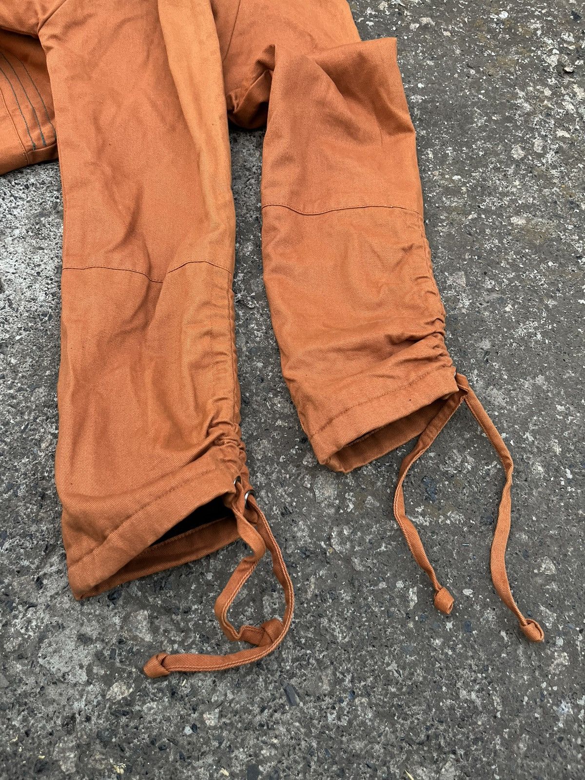 Vintage Vintage Asymmetrical Orange Zip Hoodie Jacket Deconstructed Size M / US 6-8 / IT 42-44 - 12 Thumbnail