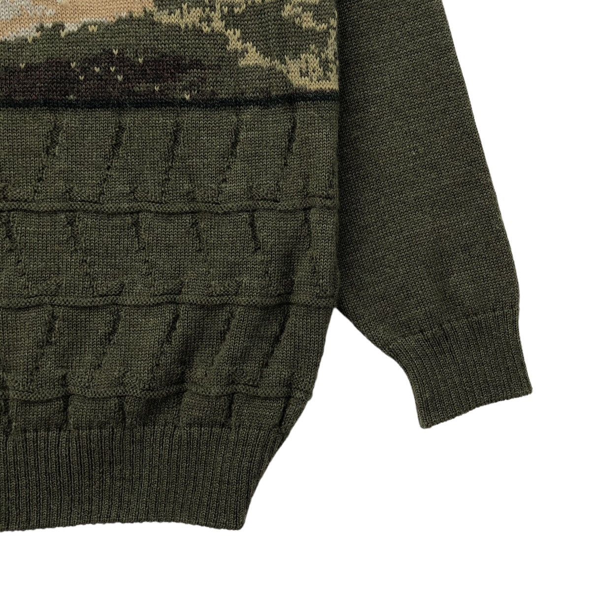Burberry × Vintage Vintage Burberrys New Wool Golf Course Knit Sweatshirt Size US L / EU 52-54 / 3 - 7 Thumbnail