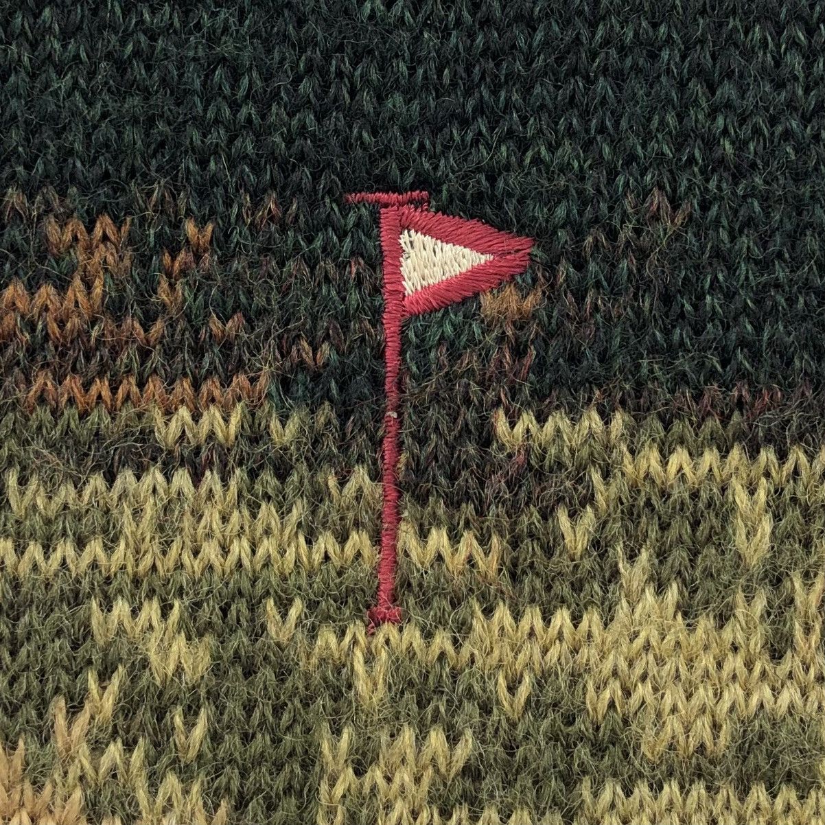 Burberry × Vintage Vintage Burberrys New Wool Golf Course Knit Sweatshirt Size US L / EU 52-54 / 3 - 6 Thumbnail