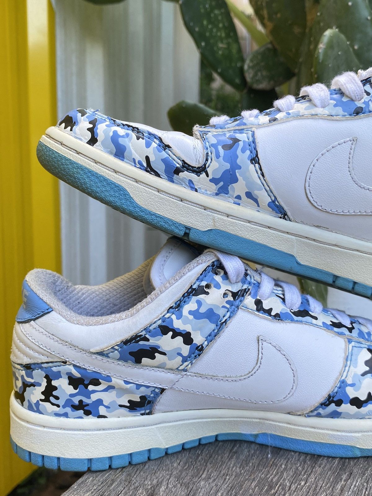 Nike Rare Nike dunk low camo blue white 2006 Size US 7.5 / IT 37.5 - 18 Thumbnail