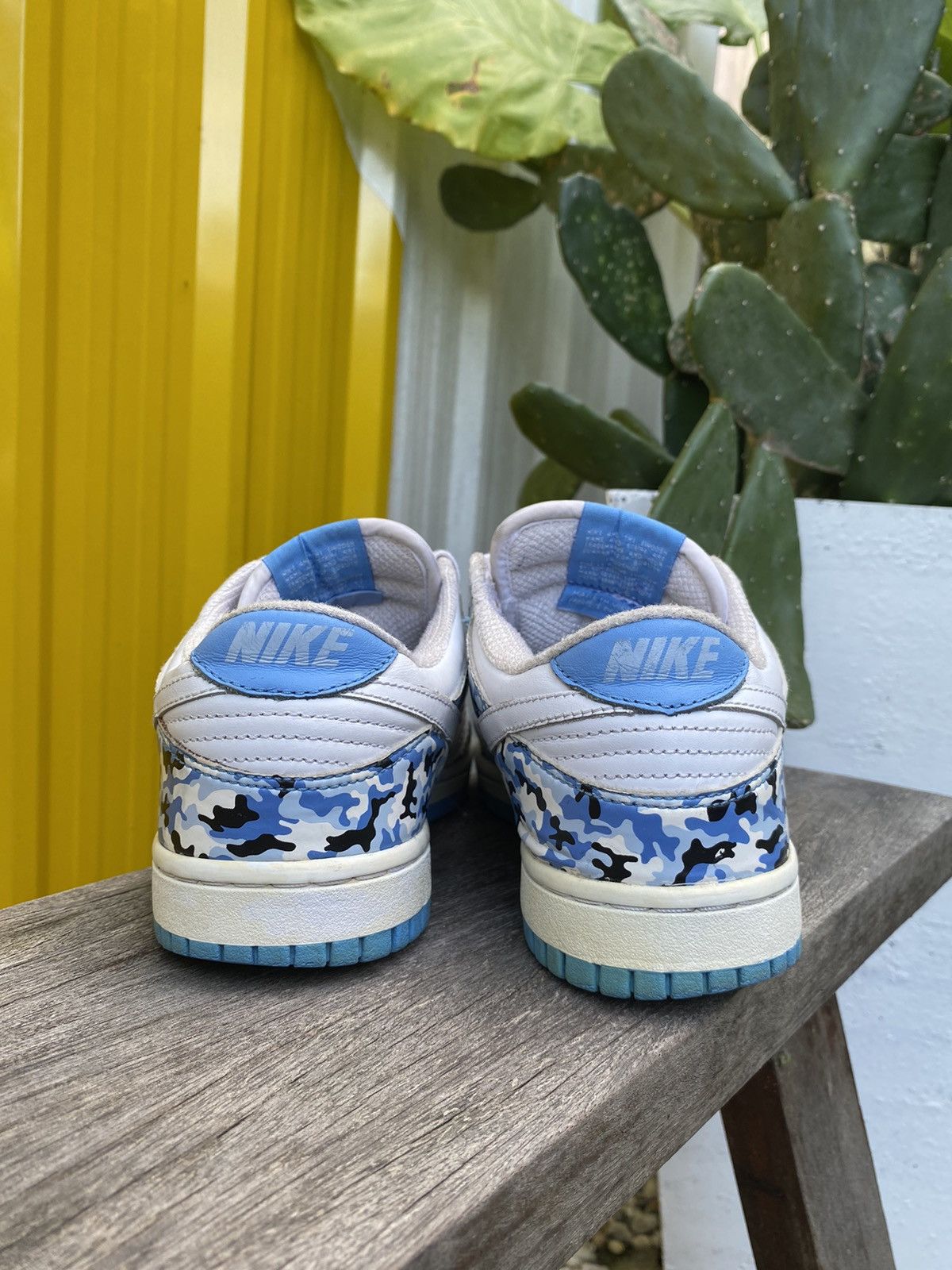 Nike Rare Nike dunk low camo blue white 2006 Size US 7.5 / IT 37.5 - 2 Thumbnail