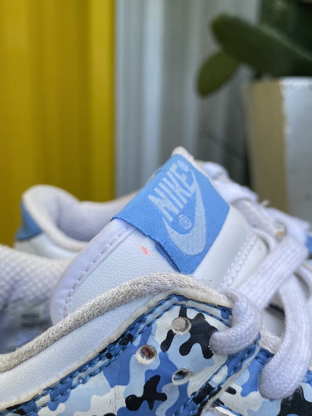Nike Rare Nike dunk low camo blue white 2006 Size US 7.5 / IT 37.5 - 19 Thumbnail