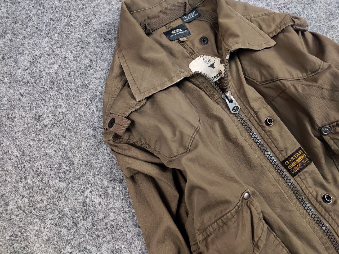 G-Star Vintage 90's G star Raw Overshirt Jacket Brown Distressed Size US L / EU 52-54 / 3 - 7 Thumbnail