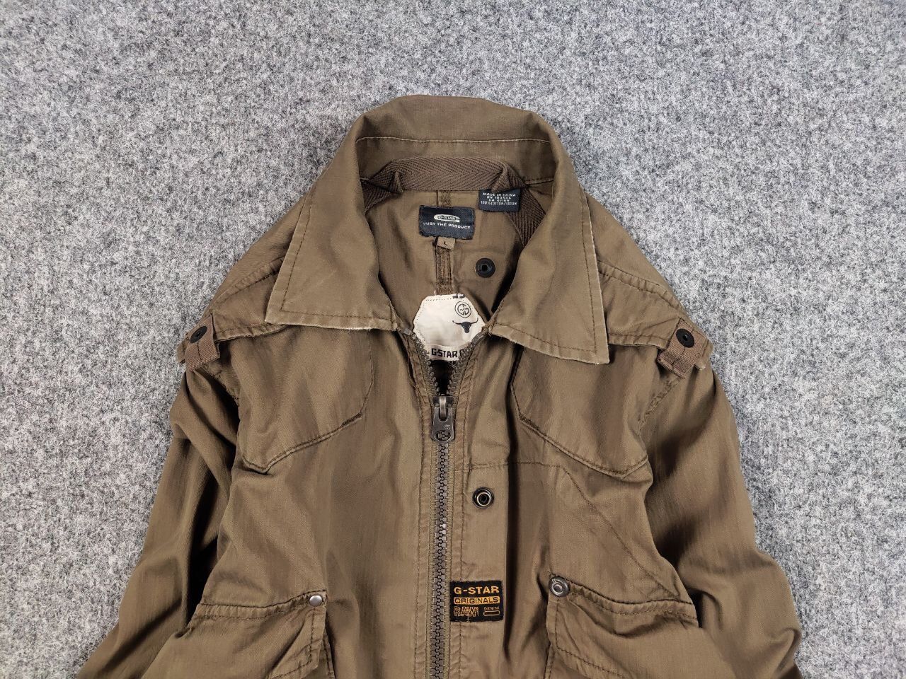 G-Star Vintage 90's G star Raw Overshirt Jacket Brown Distressed Size US L / EU 52-54 / 3 - 8 Thumbnail