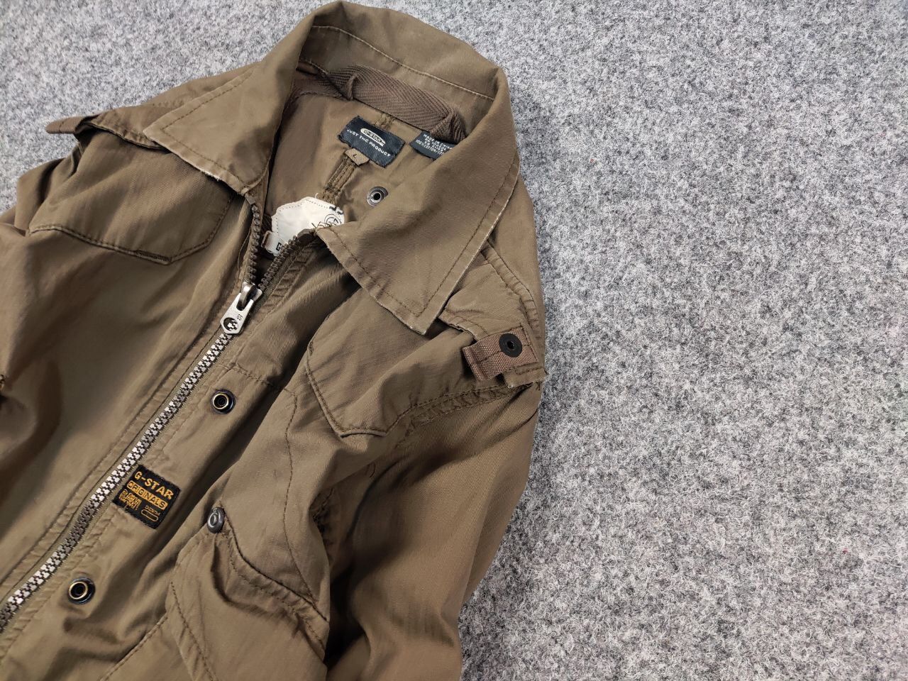 G-Star Vintage 90's G star Raw Overshirt Jacket Brown Distressed Size US L / EU 52-54 / 3 - 4 Thumbnail