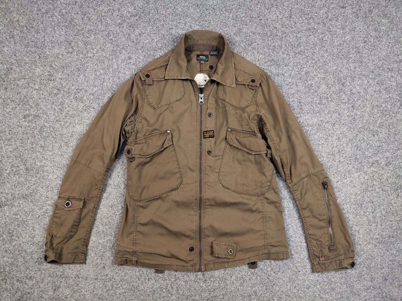 G-Star Vintage 90's G star Raw Overshirt Jacket Brown Distressed Size US L / EU 52-54 / 3 - 13 Thumbnail