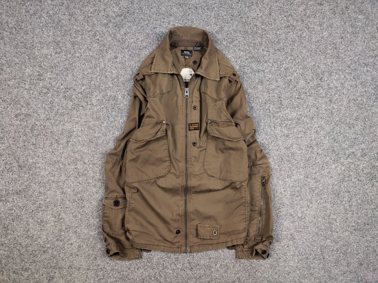 G-Star Vintage 90's G star Raw Overshirt Jacket Brown Distressed Size US L / EU 52-54 / 3 - 1 Thumbnail