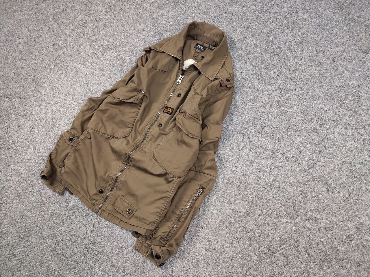 G-Star Vintage 90's G star Raw Overshirt Jacket Brown Distressed Size US L / EU 52-54 / 3 - 3 Thumbnail