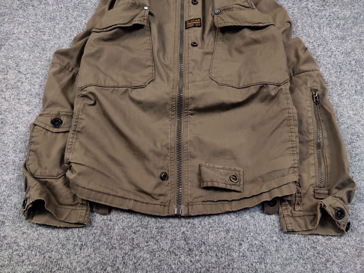 G-Star Vintage 90's G star Raw Overshirt Jacket Brown Distressed Size US L / EU 52-54 / 3 - 9 Thumbnail