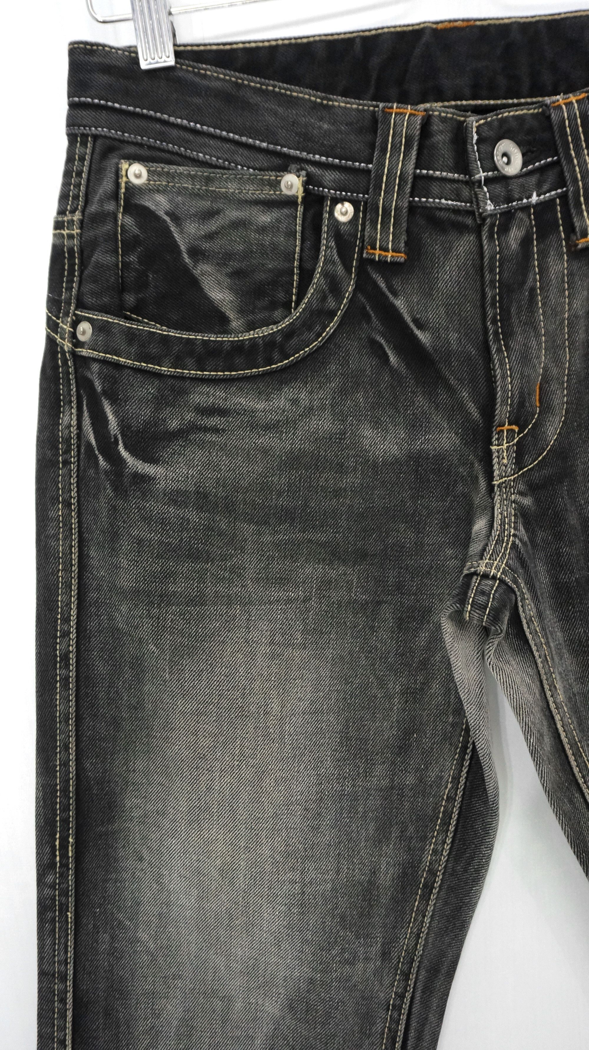 semanticdesign Flare 🔥 Semantic Design Vintage Faded Black Acid Wash Jeans Size US 28 / EU 44 - 5 Thumbnail