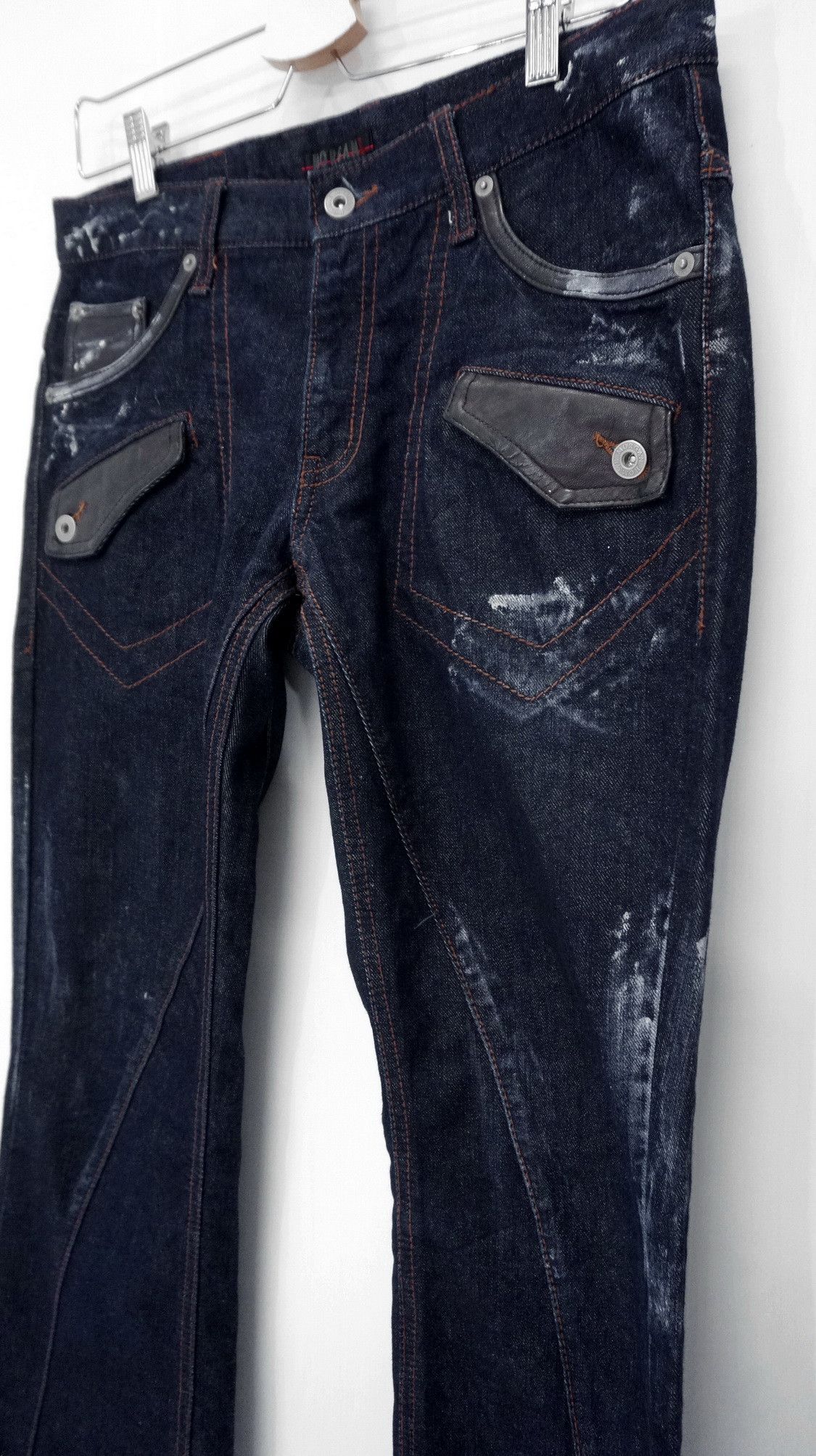 Morgan De Toi Flare! Morgan De Toi Homme Painter Low rise Flared Jeans Size US 30 / EU 46 - 2 Thumbnail