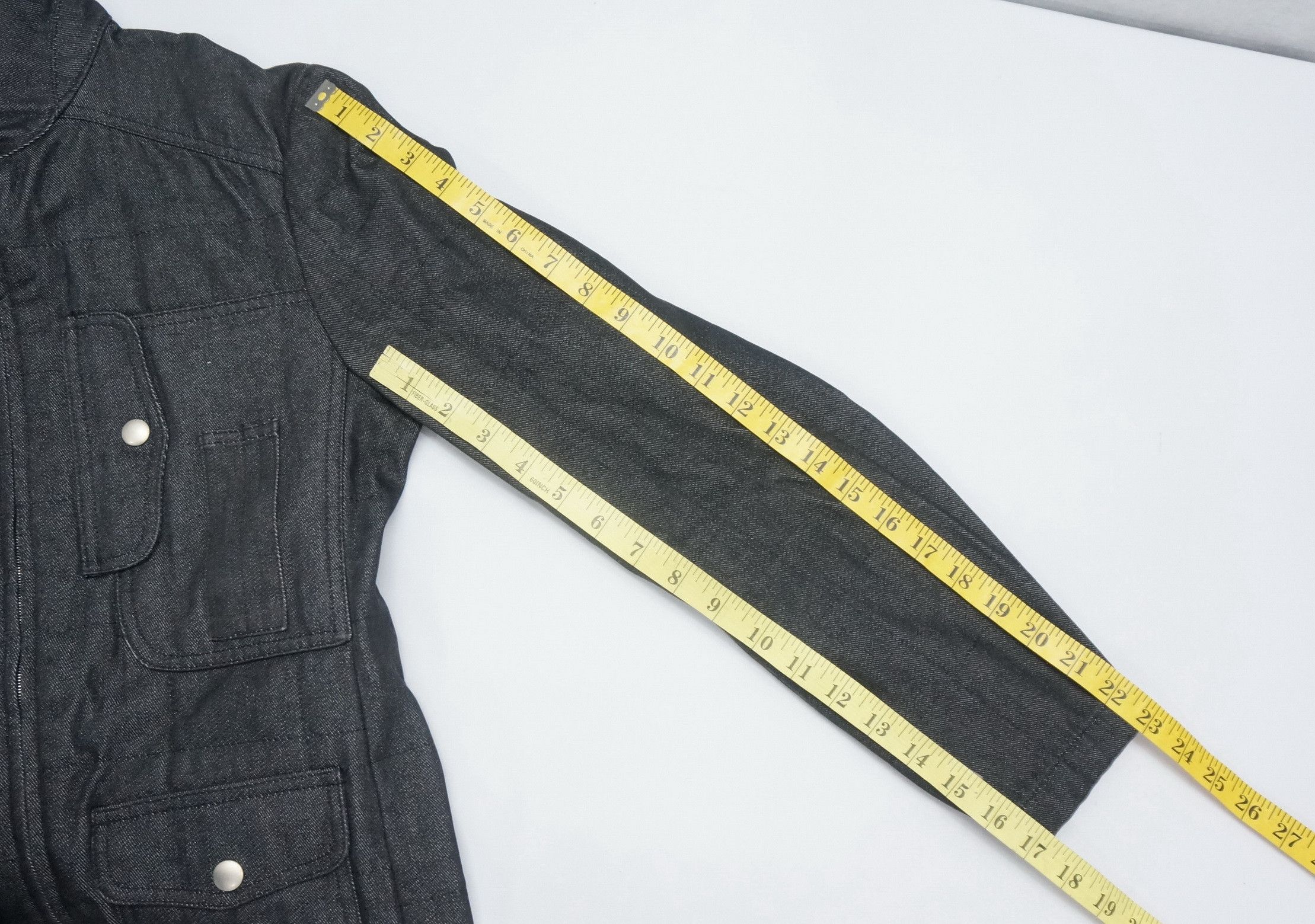 A.P.C. Vintage APC Quilted Black Denim Jacket Size US S / EU 44-46 / 1 - 19 Thumbnail