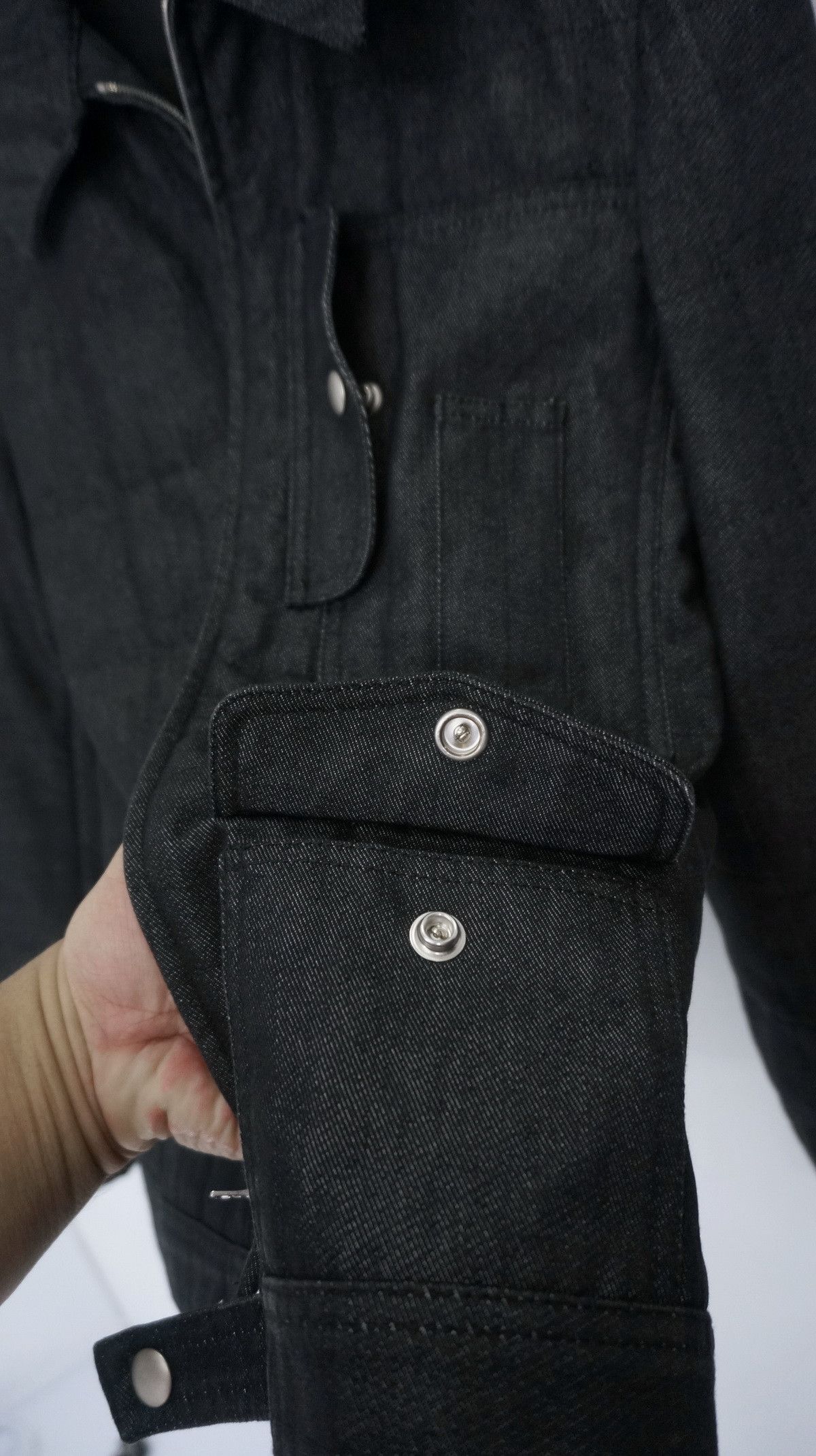 A.P.C. Vintage APC Quilted Black Denim Jacket Size US S / EU 44-46 / 1 - 8 Thumbnail