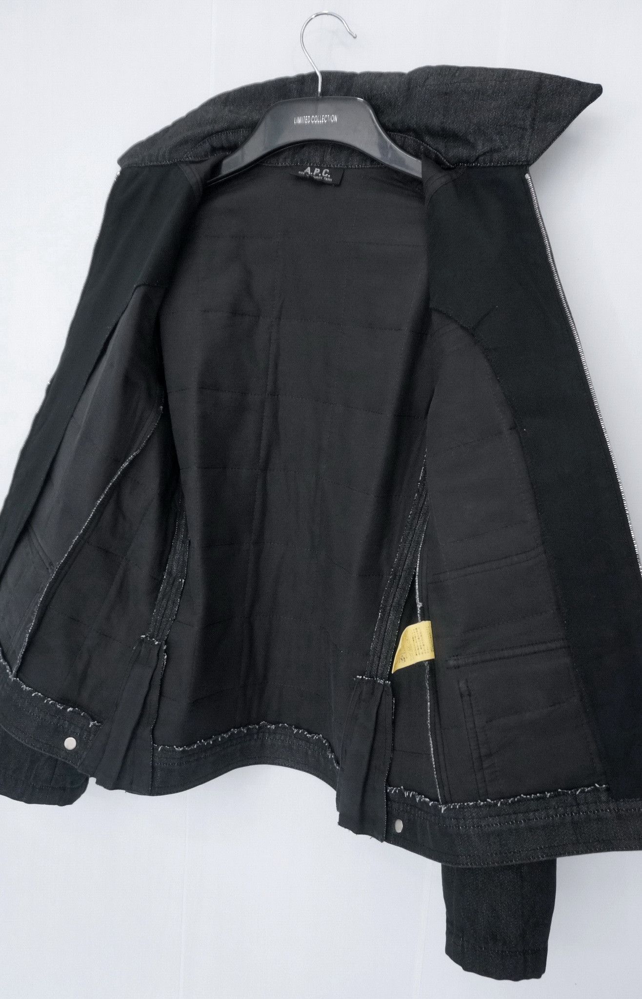 A.P.C. Vintage APC Quilted Black Denim Jacket Size US S / EU 44-46 / 1 - 9 Thumbnail