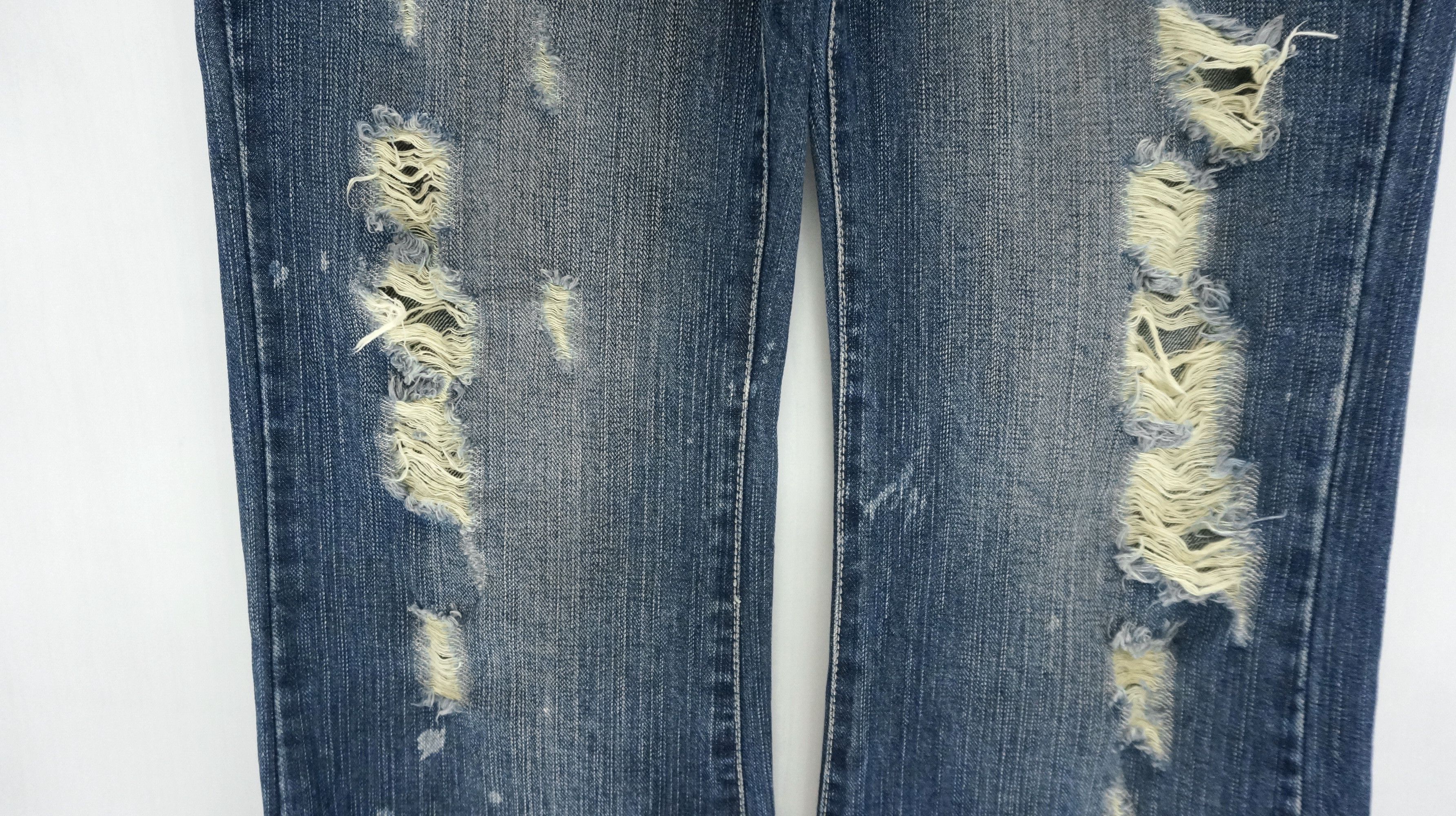 Japanese Brand VTG FLARE 🔥 VICE FAIRY Vintage Punk Distressed Jeans Size US 30 / EU 46 - 7 Thumbnail