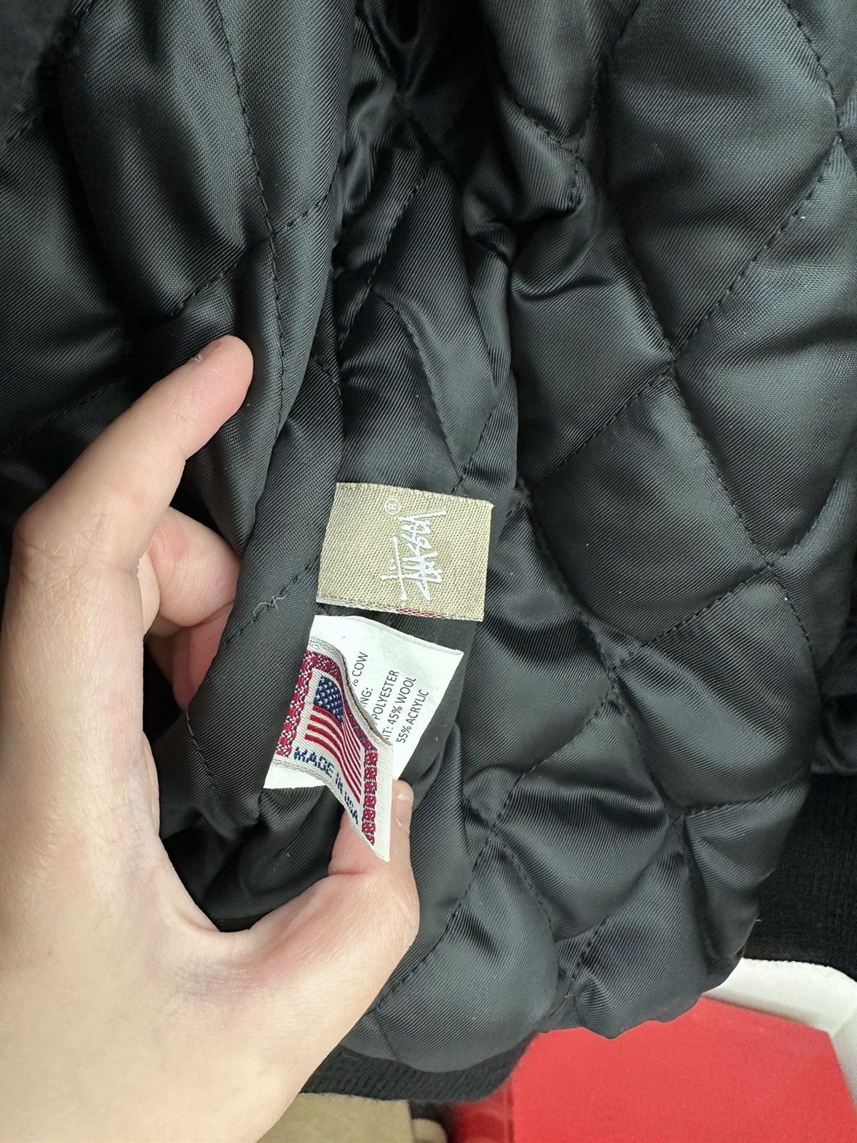 Mastermind Japan × Stussy Mastermind Japan x Stussy Varsity Jacket Leather sleeves Size US S / EU 44-46 / 1 - 5 Thumbnail