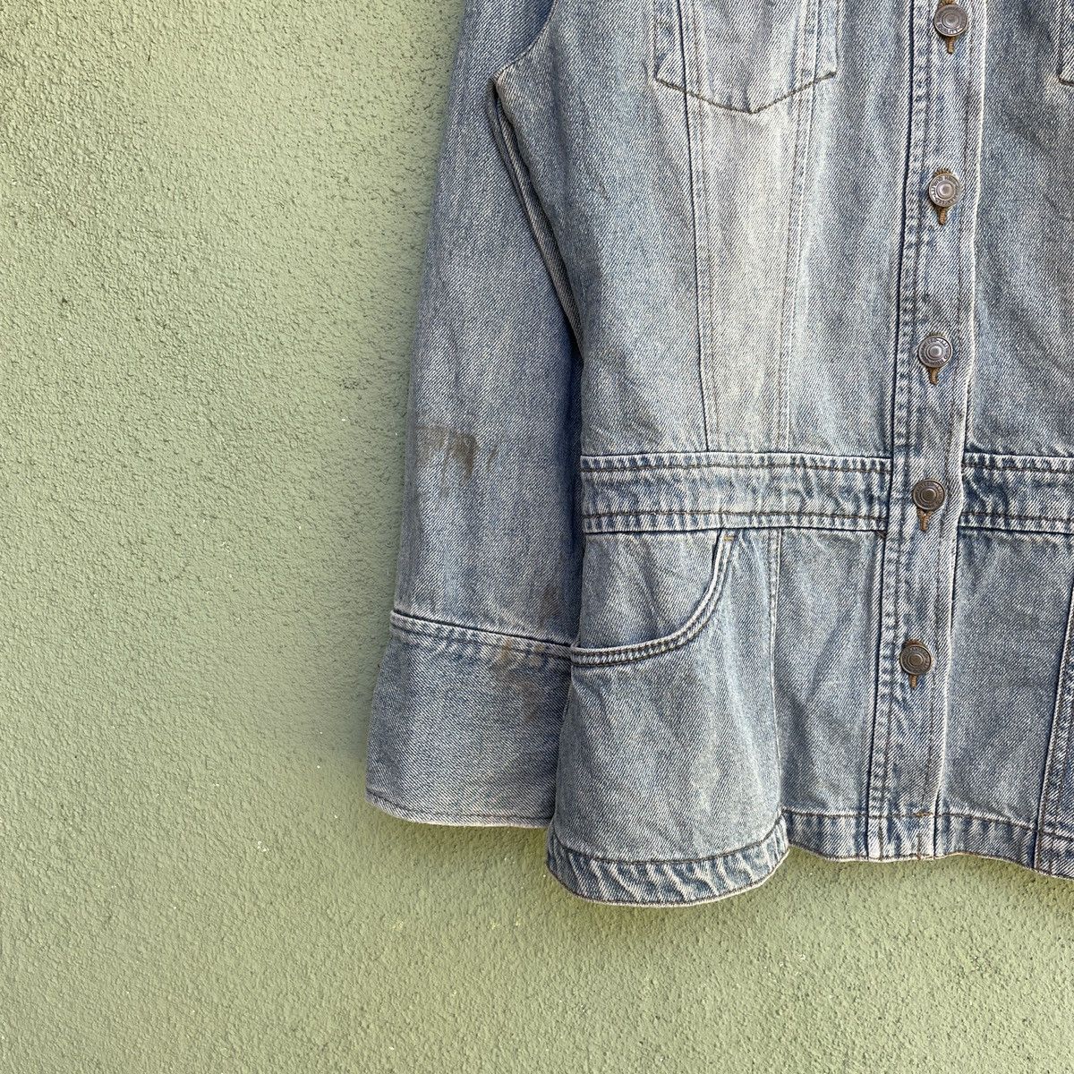 Japanese Brand × Vintage Vintage DAILY TOPICS Faded Button Ups Denim Jacket Size US S / EU 44-46 / 1 - 4 Thumbnail