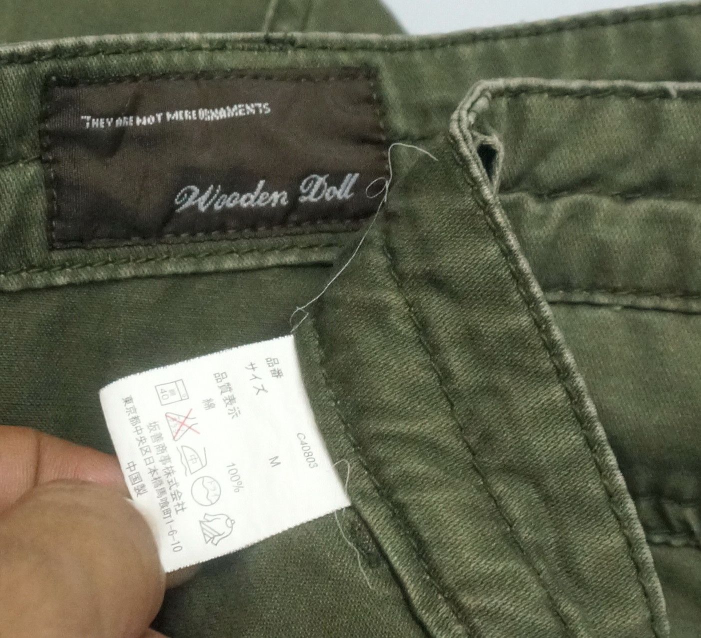 Japanese Brand VIntage WOODEN DOLL Japanese Brand Fatigue Cargo Pants Size US 28 / EU 44 - 19 Thumbnail