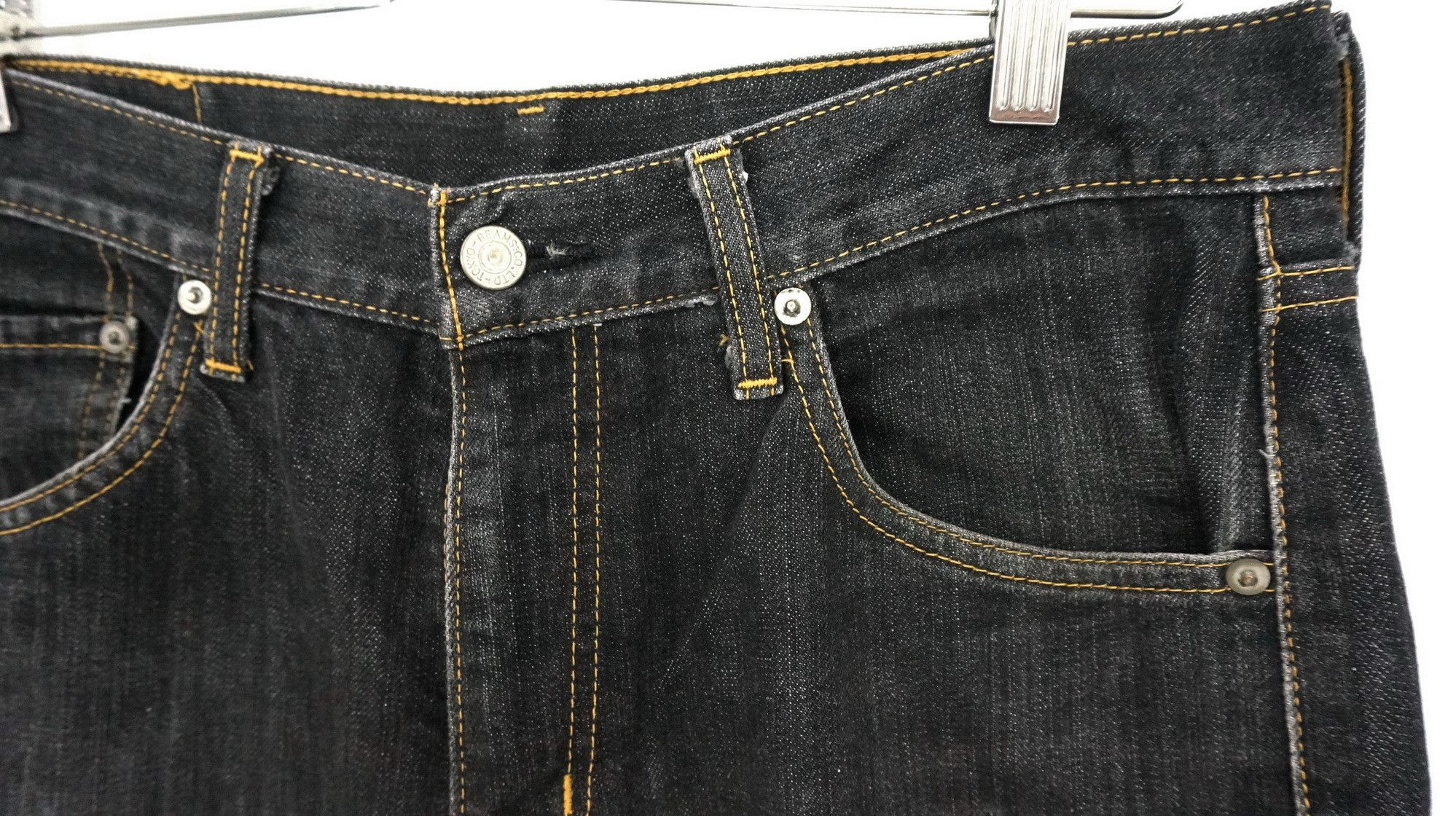 Beams Plus Rare BEAMS Japan Vintage Faded Black Jeans Size US 32 / EU 48 - 8 Thumbnail