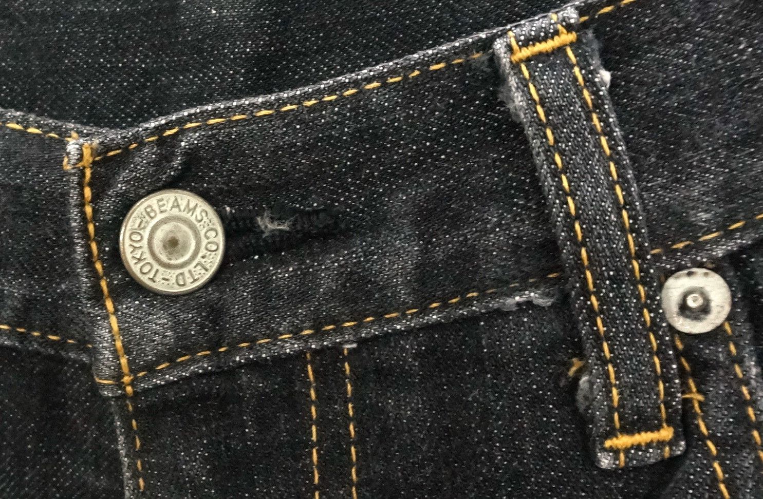 Beams Plus Rare BEAMS Japan Vintage Faded Black Jeans Size US 32 / EU 48 - 9 Thumbnail