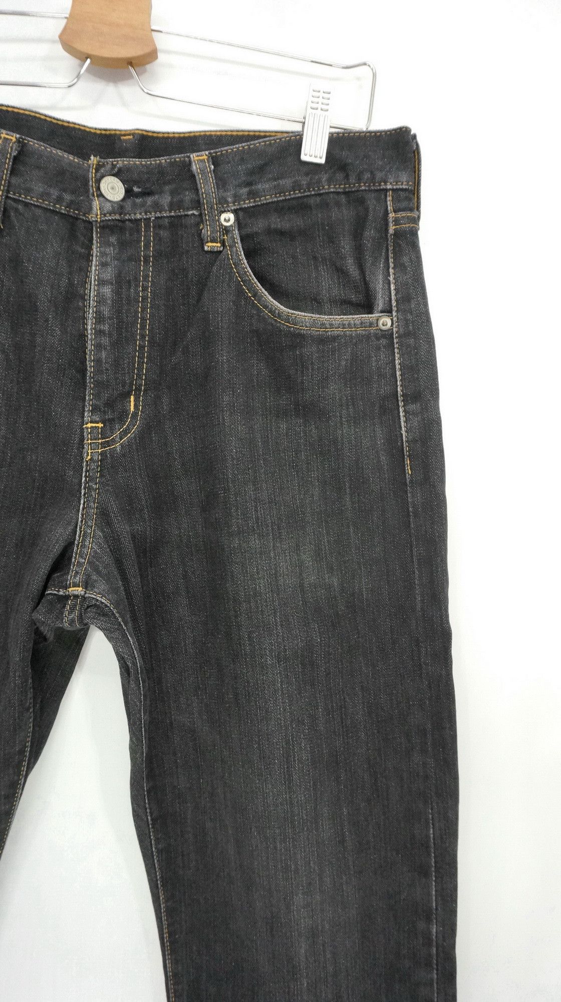 Beams Plus Rare BEAMS Japan Vintage Faded Black Jeans Size US 32 / EU 48 - 6 Thumbnail