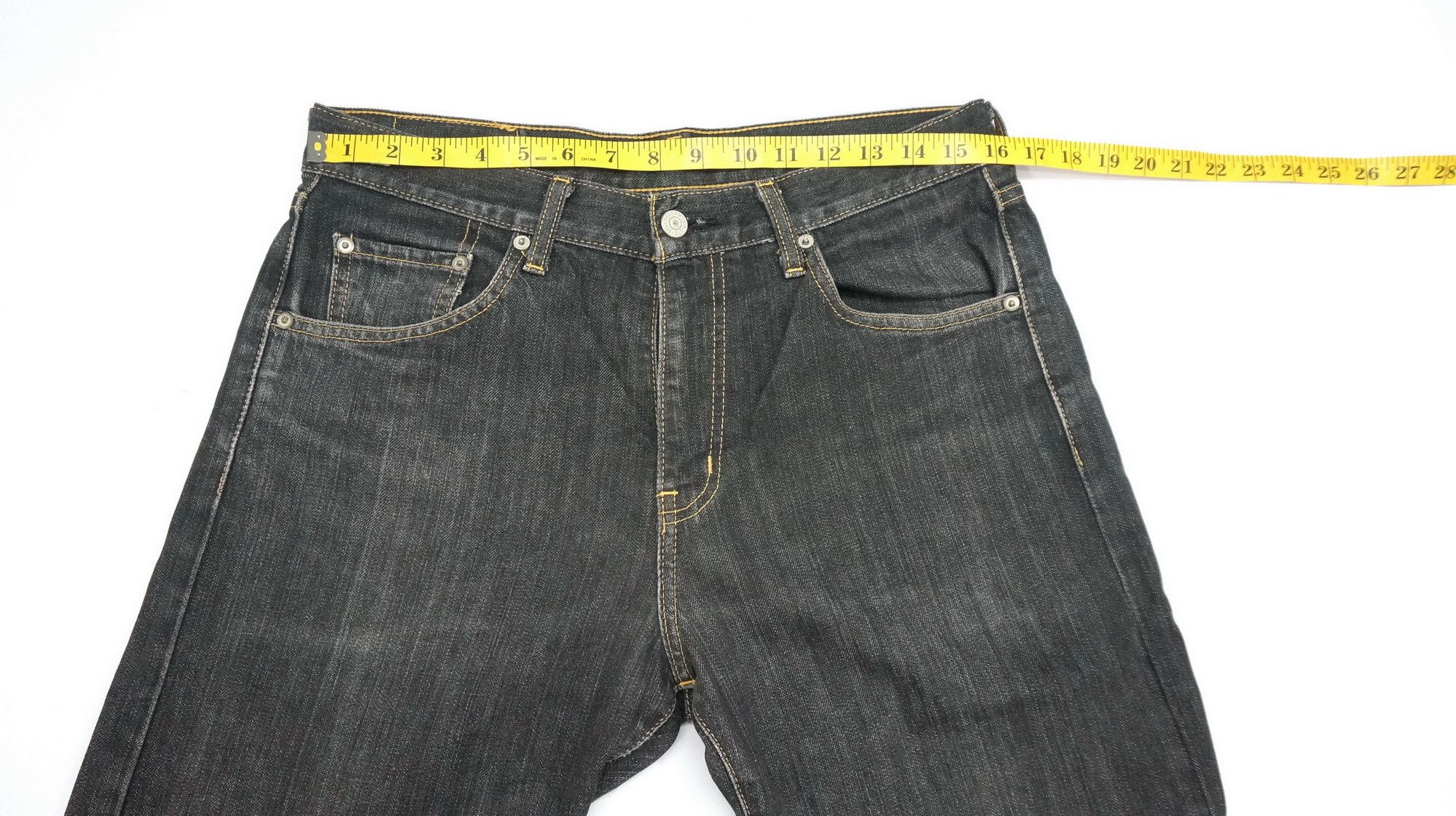 Beams Plus Rare BEAMS Japan Vintage Faded Black Jeans Size US 32 / EU 48 - 12 Thumbnail