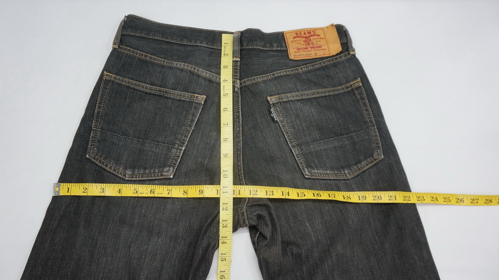 Beams Plus Rare BEAMS Japan Vintage Faded Black Jeans Size US 32 / EU 48 - 16 Thumbnail