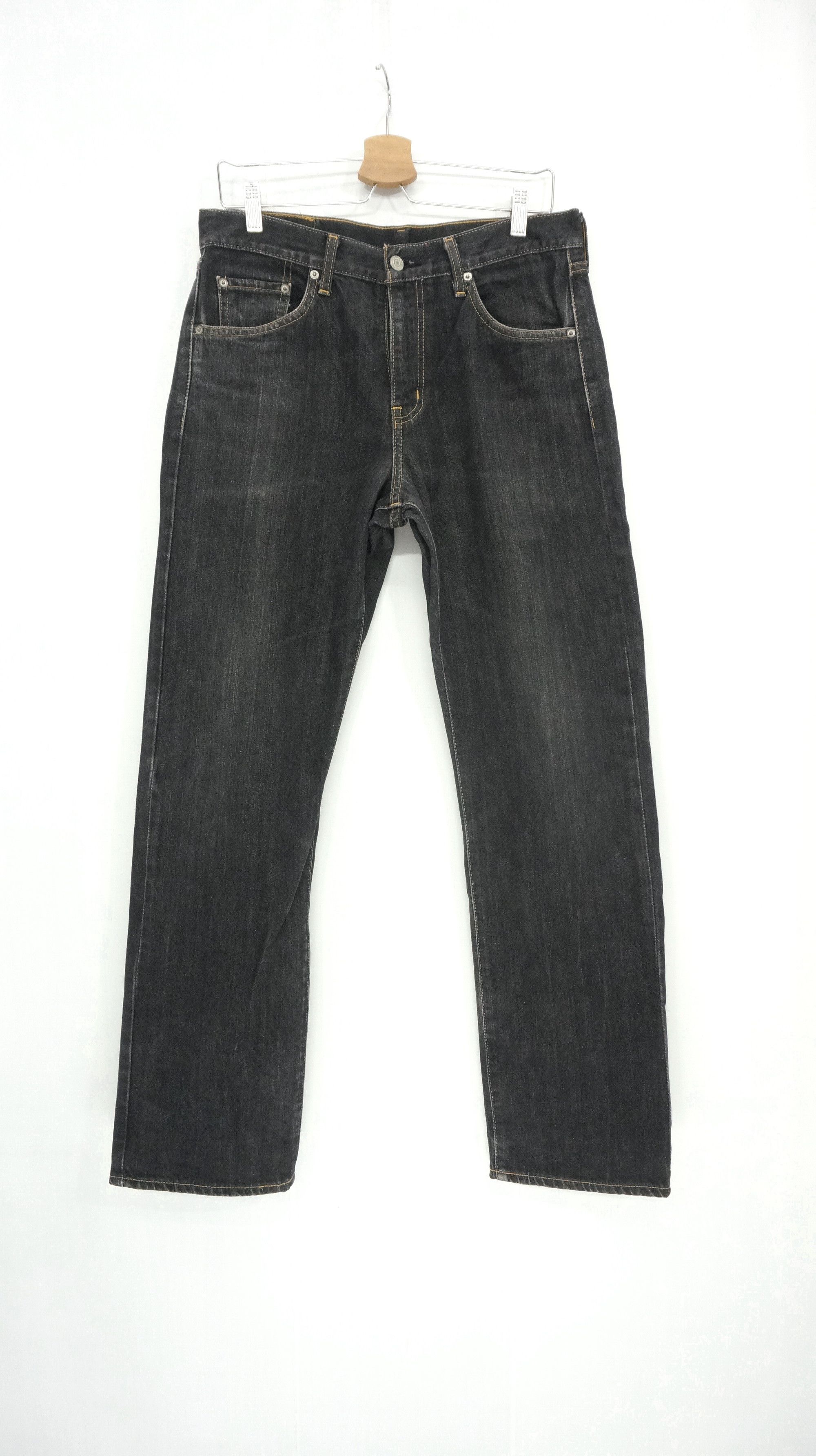 Beams Plus Rare BEAMS Japan Vintage Faded Black Jeans Size US 32 / EU 48 - 2 Thumbnail