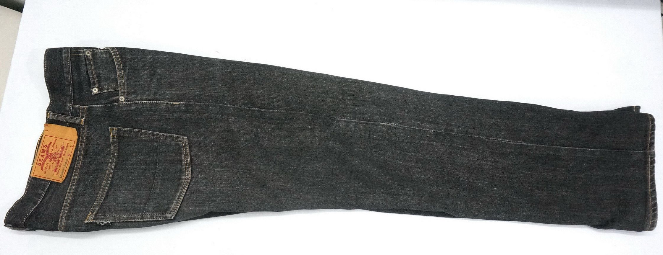 Beams Plus Rare BEAMS Japan Vintage Faded Black Jeans Size US 32 / EU 48 - 11 Thumbnail