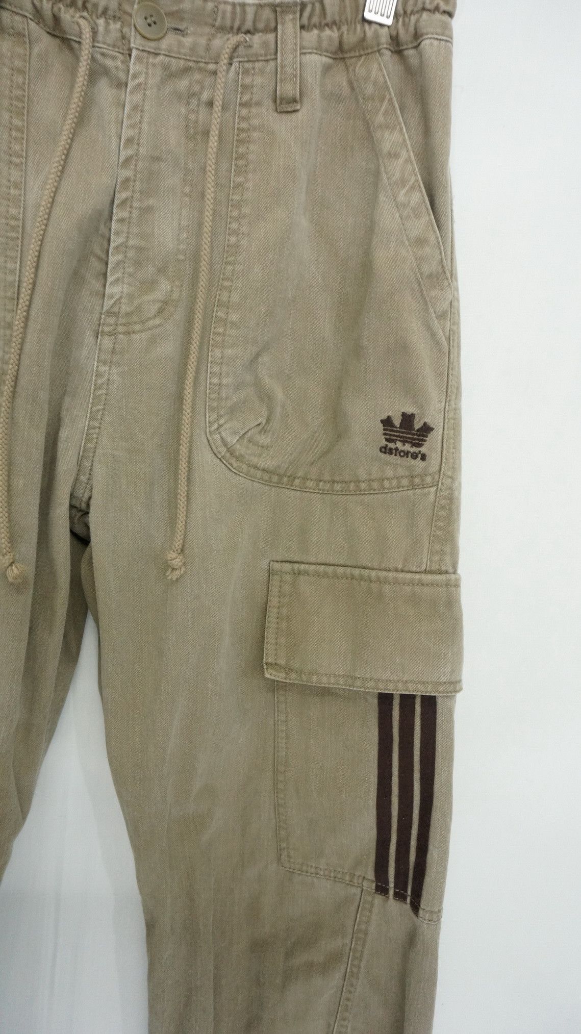 Vintage Vtg 🔥 DRUG STORE'S Cargo Drawstring Pants Adidas Inspired Size US 30 / EU 46 - 6 Thumbnail