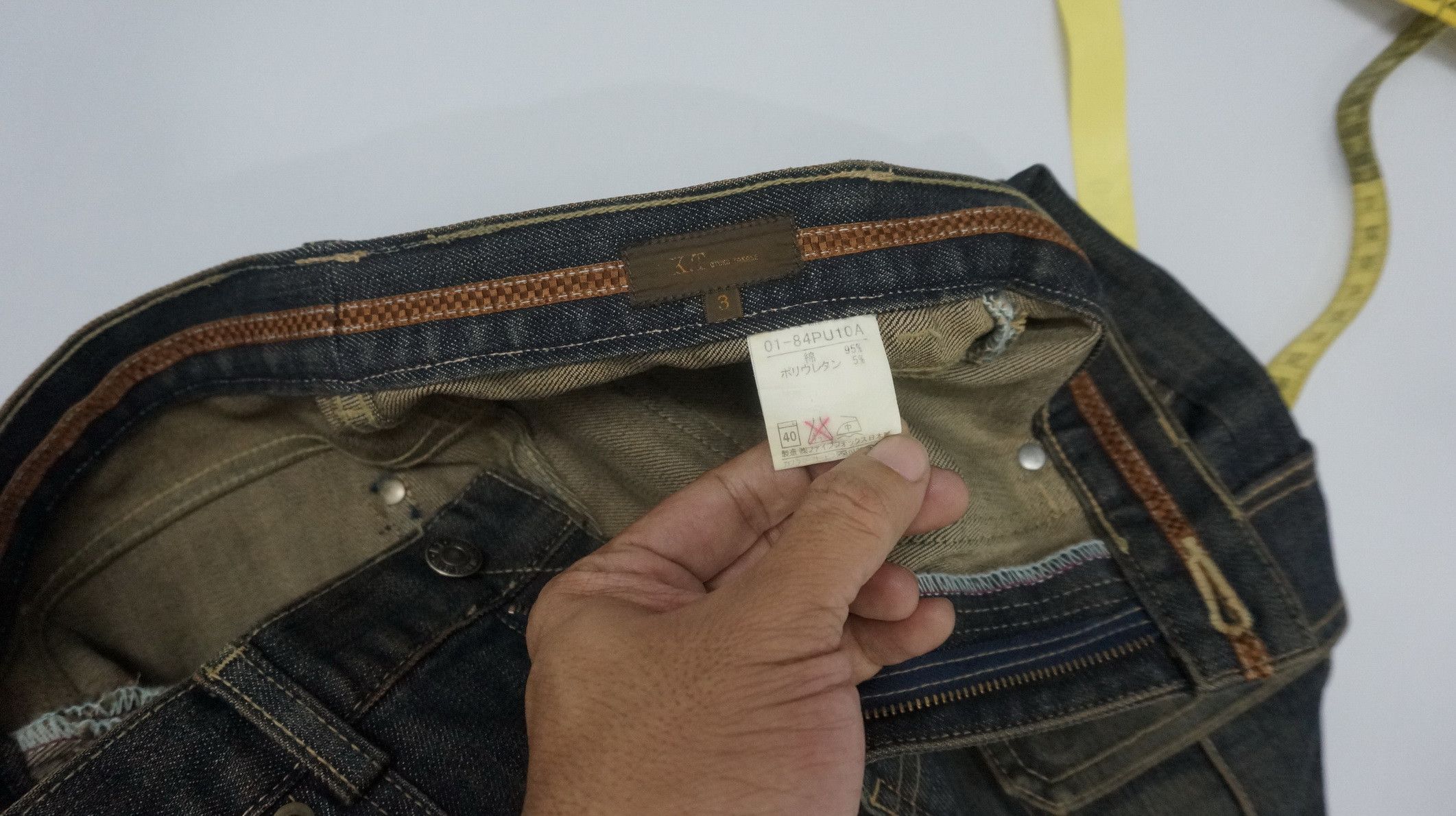 Japanese Brand K.T Kiyoko Takase Browned Off Women's Cargo Jeans Size 28" / US 6 / IT 42 - 15 Thumbnail