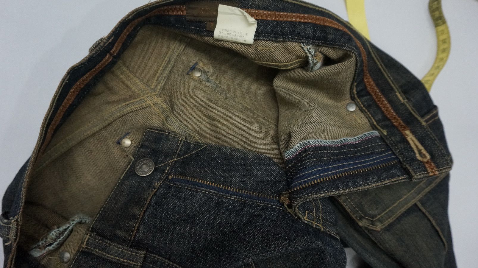 Japanese Brand K.T Kiyoko Takase Browned Off Women's Cargo Jeans Size 28" / US 6 / IT 42 - 14 Thumbnail