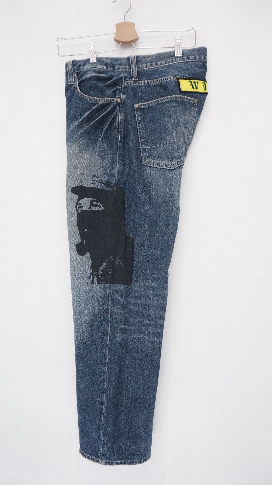 ANDSUNS × Japanese Brand Vtg! And Suns Printed Jeans Made in Japan Size US 36 / EU 52 - 6 Thumbnail