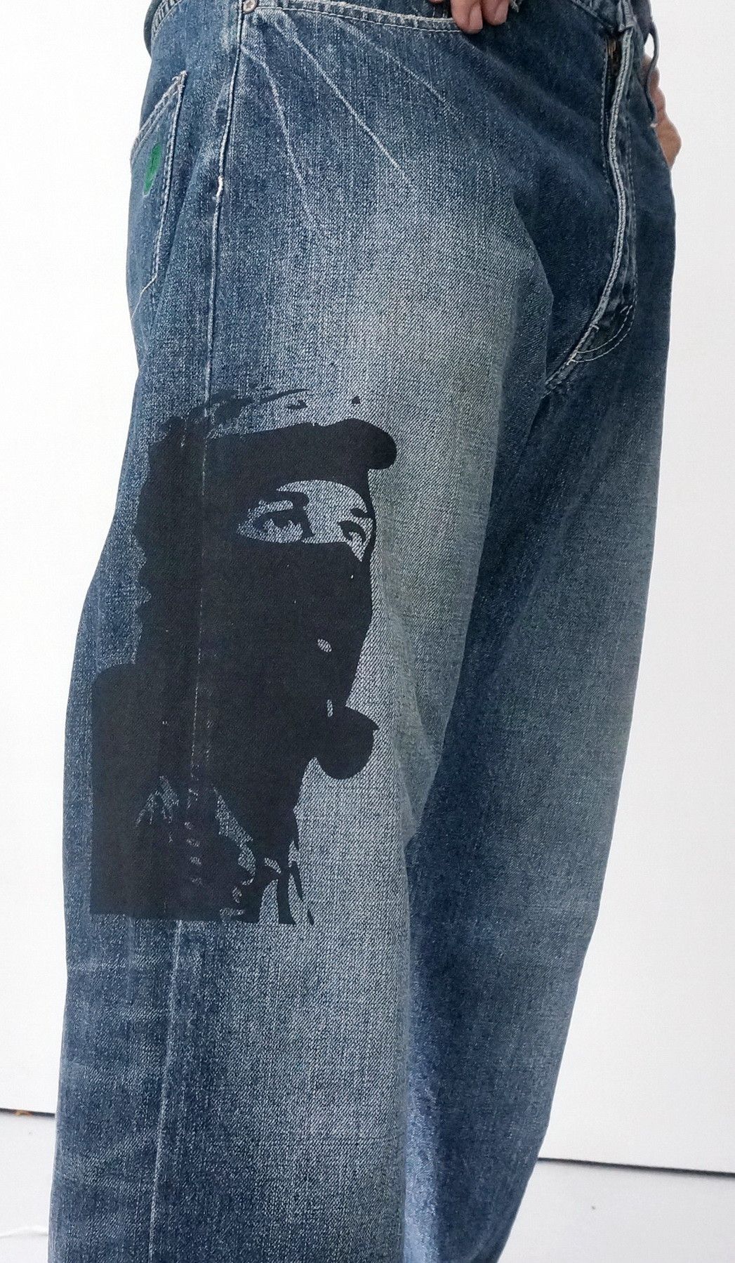 ANDSUNS × Japanese Brand Vtg! And Suns Printed Jeans Made in Japan Size US 36 / EU 52 - 1 Thumbnail